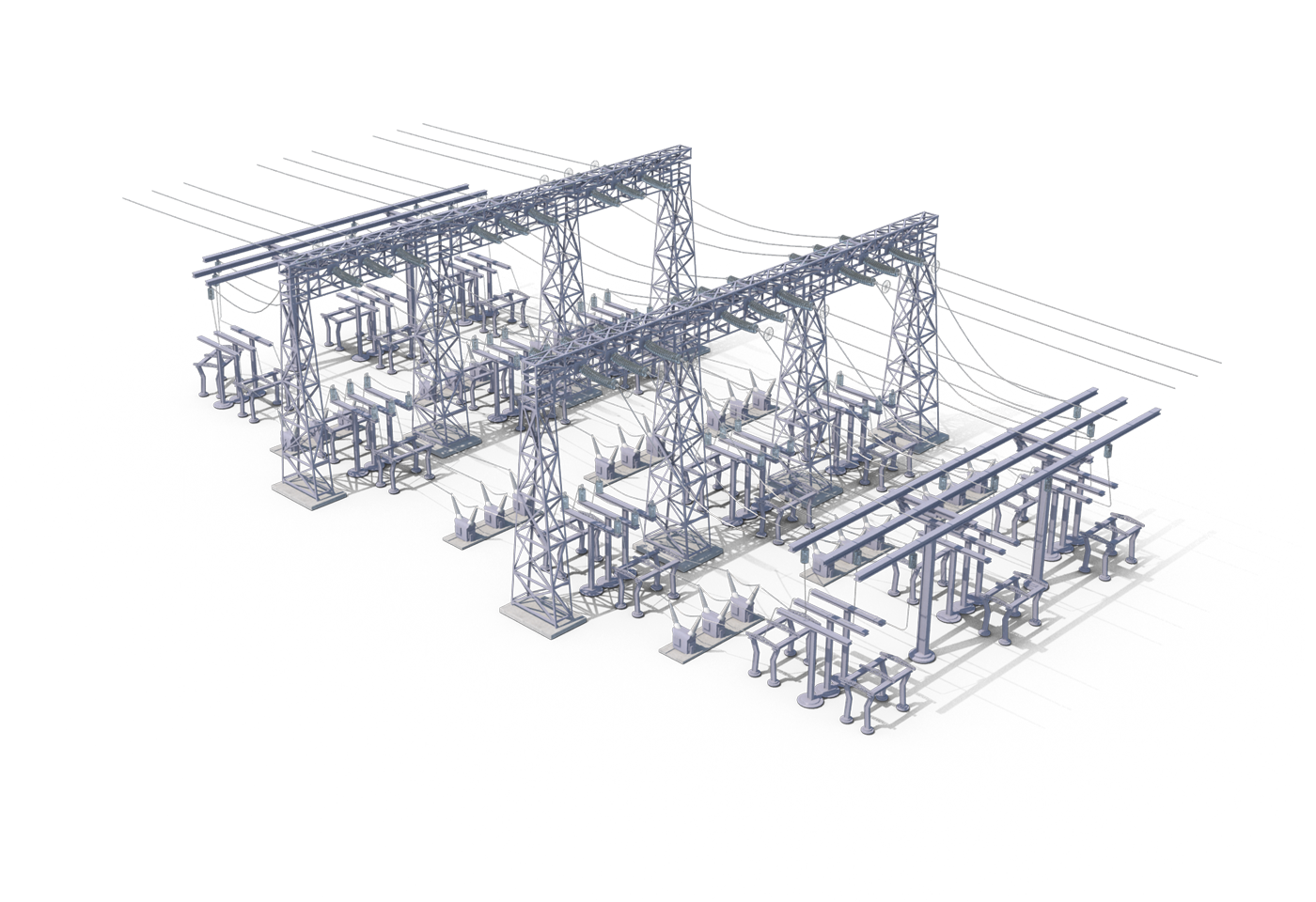 High-voltage substation